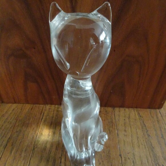 Signed Zanetti Murano Glass Cat Figurine - Picture 8 of 8